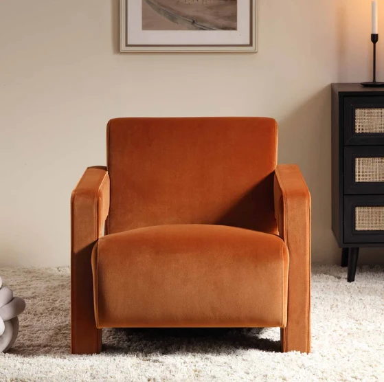 Hotel Lobby Leather Chair